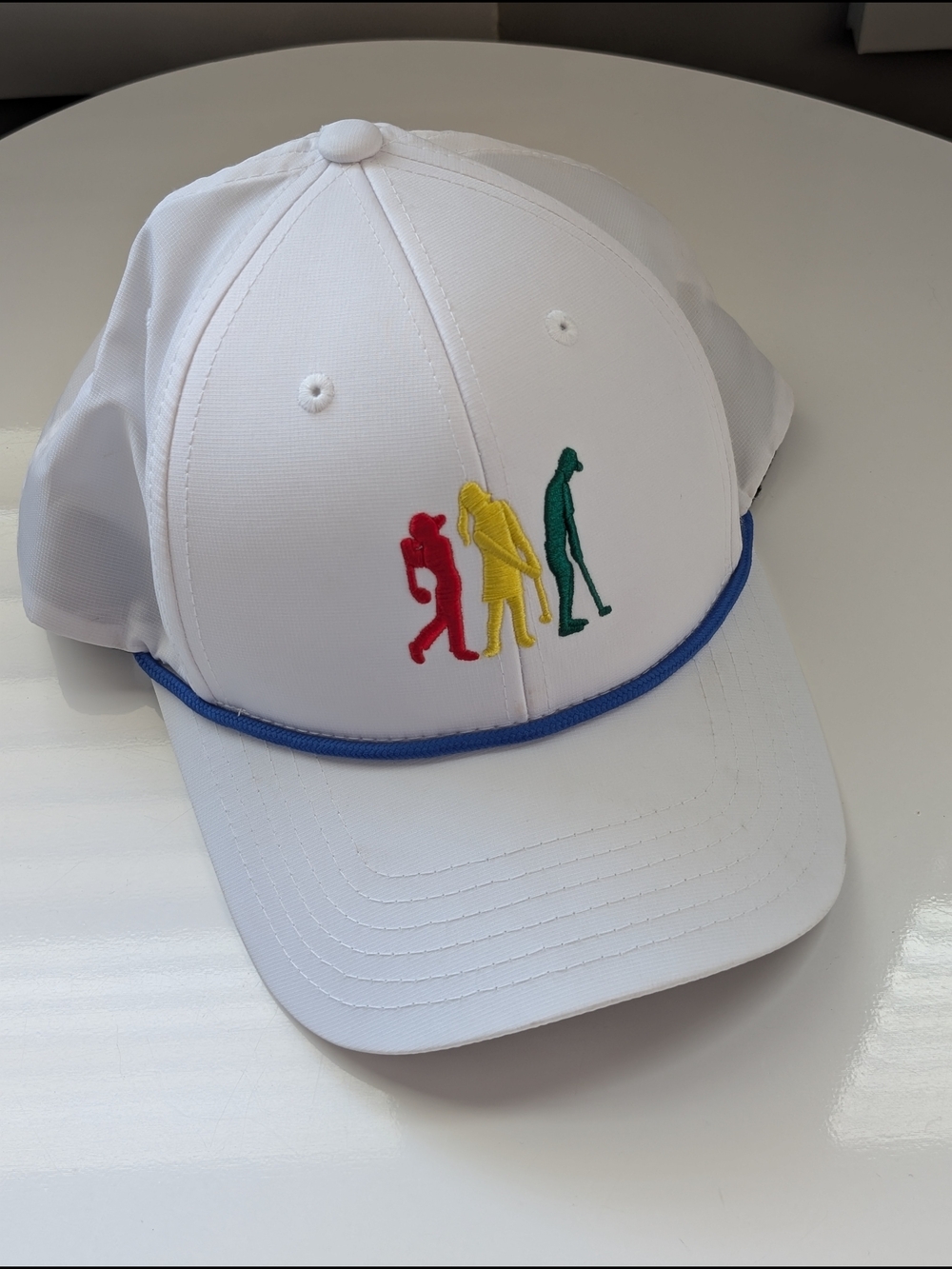 Drive Chip and Putt Golf Rope Hat White Adjustable Snapback Cap Masters Youth US